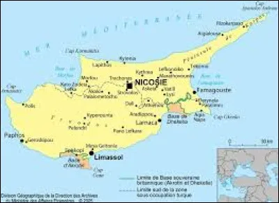 Le nom de l'île de Chypre a pour origine le cuivre.