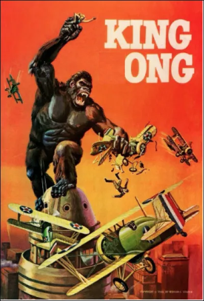 Quel est cet animal de fiction en K, un gorille géant humanoïde et destructeur icône du cinéma fantastique, de dessins animés, de romans et de jeux vidéos ?