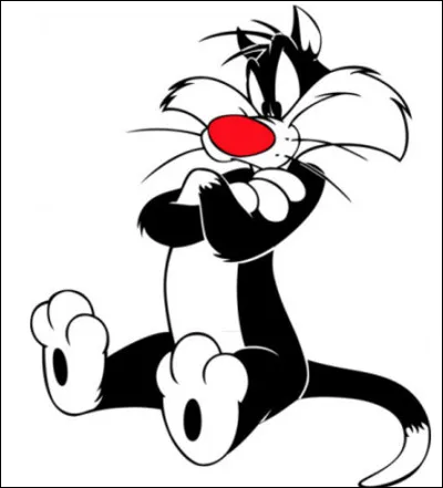 Quel est cet animal de fiction en S, un chat noir et blanc de l'Univers Looney Tunes qui tente vainement de capturer le canari de la maison ?