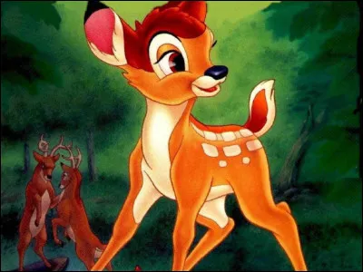 Quel est cet animal de fiction en B, un faon de l'Univers Disney qui découvre le monde des animaux et la triste réalité liée à la chasse ?