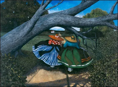 Ce tableau de Jonathan Green "Cousins" pourrait être tiré de l'une des scènes fameuses d'un film à succès, à l'intrigue historique...