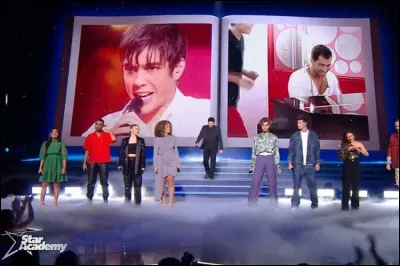 Au cinquième prime : quelle chanson a-t-elle interprétée avec Patrick Fiori et les autres académiciens ?