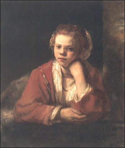 Quel peintre hollandais du XVIIe a réalisé "Jeune femme à la fenêtre" ?
