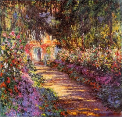 "Le Jardin de l'artiste à Giverny" est une toile de quel impressionniste ?