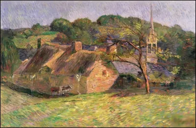 Quel peintre a réalisé "Paysage à Pont-Aven" ?