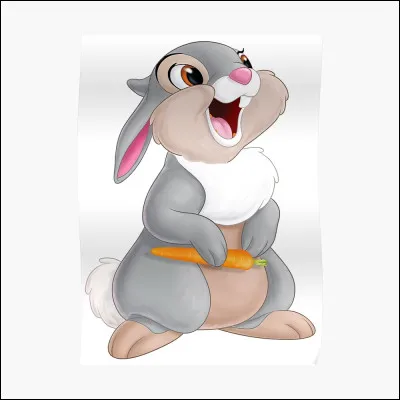 "Bambi" a peut-être bercé ton enfance... alors, qui est ce petit lapin ?