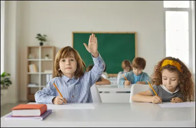 En classe de français, le prof t'interroge pour répondre à une question. Que fais-tu ?