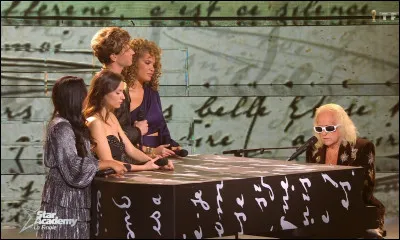 Au septième prime, quelle chanson a-t-il chantée avec Michel Polnareff, Léa, Enola et Anisha ?