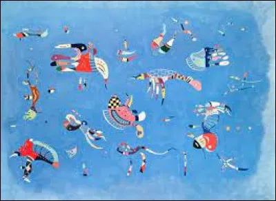 Qui a peint ce tableau intitulé "Bleu de ciel" ?
