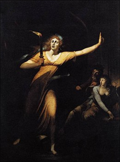 Qui a peint cette huile sur toile en 1784, intitulé " Lady Macbeth somnambule " ?