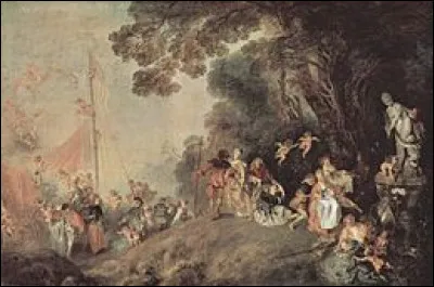 Comment s'intitule ce tableau dAntoine Watteau, peint en 1718 ?