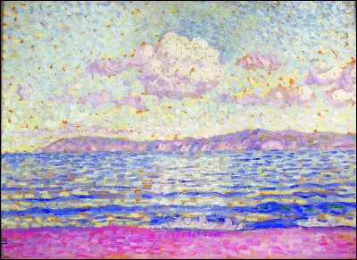 Qui a peint "Rivage et île du Levant" ?