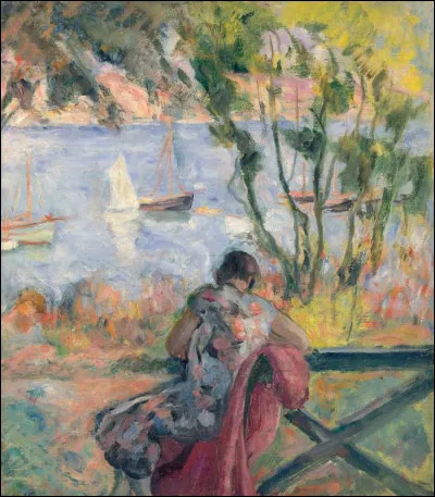 Qui a peint "Repos près du rivage" ?