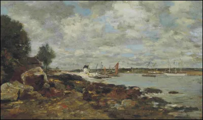 Qui a peint "Plougastel, le rivage au bord de la baie" ?