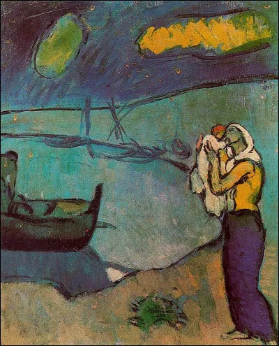 Qui a peint "Mère et enfant sur le rivage" ?