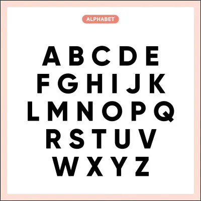 Quelle est l'initiale de ton prénom ?