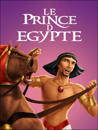 En quelle année est sorti le film d'animation "Le Prince dÉgypte" ?
