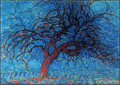 Qui a peint "Arbre rouge" ?