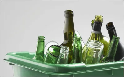 Moins de 15% du verre mis à la récupération est recyclé.
