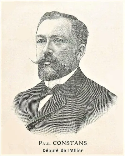 En 1896, de qui Paul Constans est-il l'adjoint à la mairie de Montluçon ?