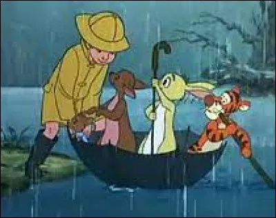 Sous la pluie, la petite équipe s'organise pour échapper à la tempête