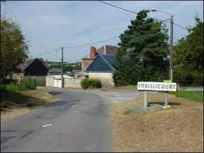 Village du Grand-Est, dans l'arrondissement de Rethel, Fraillicourt se situe dans le département ...