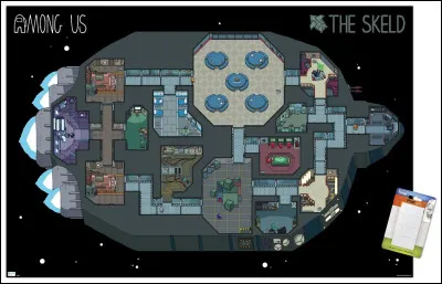 Le jeu commence.
Les joueurs s'en vont dans tout le Skeld.
Quelle est ta première réaction ?