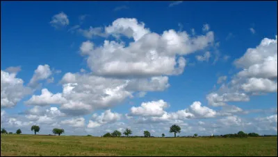 Comment appelle-t-on les nuages de beau temps (en photo) ?