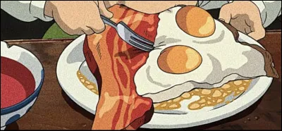 De quel Ghibli viennent ces ufs et cette tranche de bacon ?