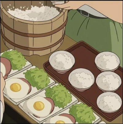 Dans quel Ghibli pouvons nous voir ces plats ?