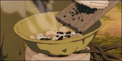 Dans quel Ghibli apercevons-nous ce plat ?