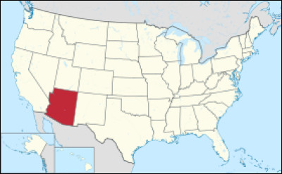 Cet État de l'ouest des États-Unis est connu pour son paysage désertique et rocheux ainsi que pour le Grand Canyon, une immense gorge sculptée par le fleuve Colorado. Quel est-il ?