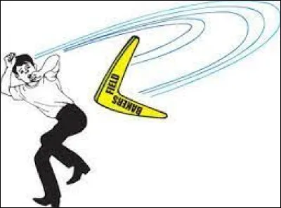 Quel projectile figure dans une expression signifiant que l'on a agi de telle façon que la situation finit par se retourner contre soi ?