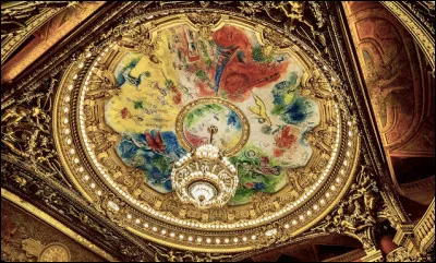 Jules-Eugène Lenepveu avait initialement peint la coupole de la grande salle de l'opéra Garnier. Par qui a-t-elle été redécorée dans les années 60 ?
