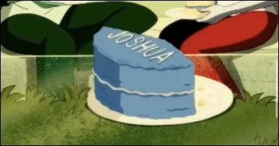 Dans quel dessin animé peut-on voir cette moitié de gâteau ?