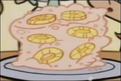 Dans quel dessin animé peut-on voir ce gâteau à l'ananas ?