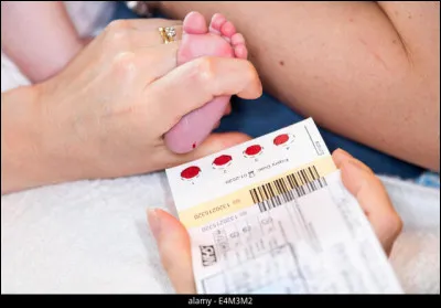 Le test de Guthrie sert à détecter 6 maladies chez le nouveau-né.