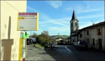 Ancienne commune Drômoise, Montrigaud se situe en région ...