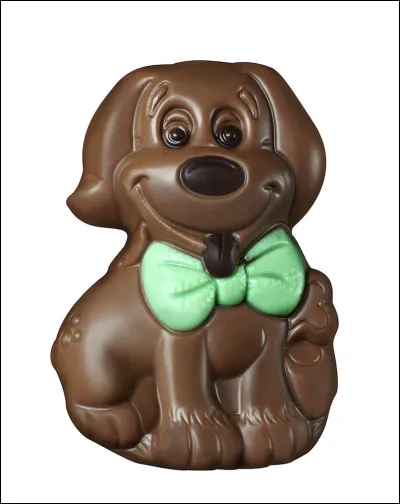 Quel animal représente cette sculpture en chocolat ?