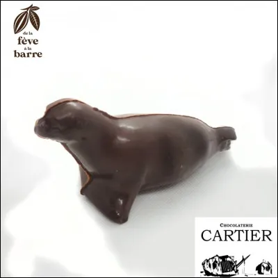 Quel animal représente cette sculpture en chocolat ?