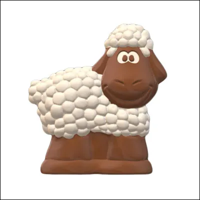 Quel animal représente cette sculpture en chocolat ?