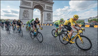 Le maillot vert est celui de la vitesse en cyclisme sur le Tour de France.