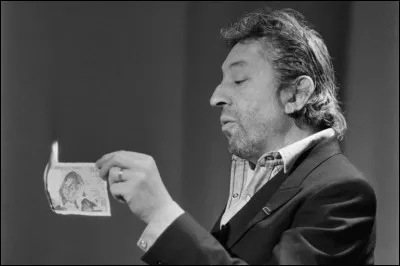 Dans quelle émission Serge Gainsbourg a-t-il crée un scandale en brûlant en direct un billet de 500 francs ?