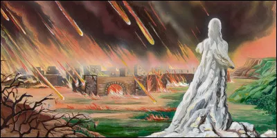 Dans la Bible, la femme de qui a-t-elle été transformée en statue de sel en fuyant Sodome ?