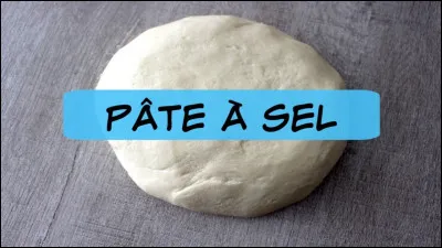 Quel ingrédient n'entre PAS dans la composition de la pâte à sel ?