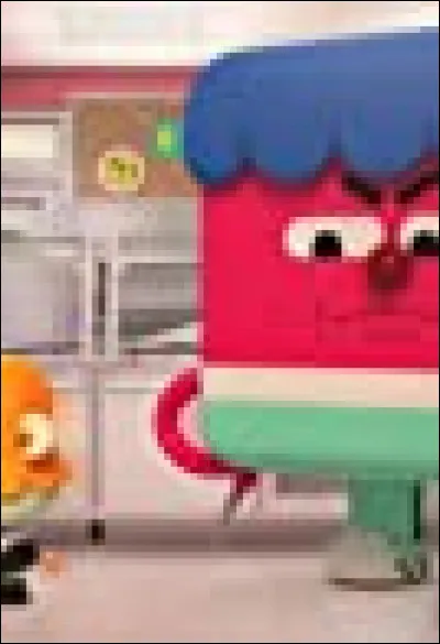 Quelle est cette personne avec la peau rose ?