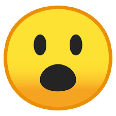 Comme réalise-t-on l'emoji choqué ?