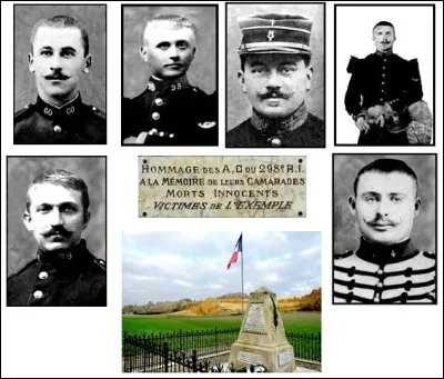 L'un d'entre eux est dédié « Aux victimes innocentes des conseils de guerre 1914 - 1918 ». Où le trouve-t-on et quelle forme a-t-il ?