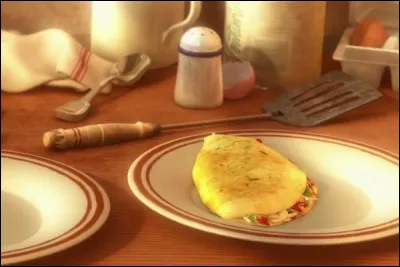 Dans quel Pixar pouvons-nous voir cette omelettes ?