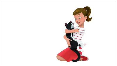 Comment s'appelle le chat de Martine ?